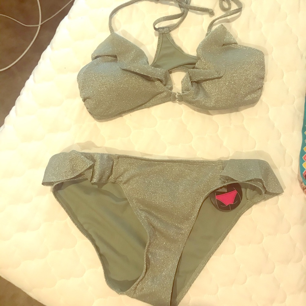 Green bikini- new with tags